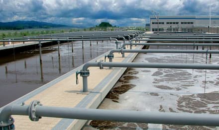 Application of defoamer for sewage treatment